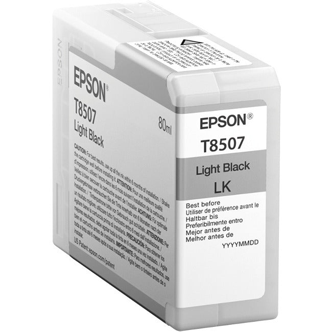 Cartouche d'encre d'origine Epson UltraChrome HD T850 - Noir clair