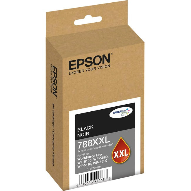 Epson DURABrite Ultra 788XXL Ink Cartridge - Black