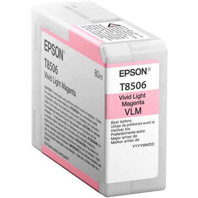 Epson UltraChrome HD T850 Original Ink Cartridge - Vivid Light Magenta