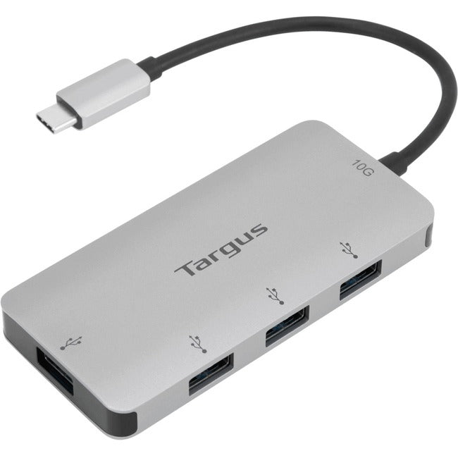 Targus USB-C Multi-Port Hub with 4x USB-A Ports, 10G