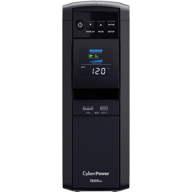 CyberPower PFC Sinewave CP1500PFCLCD - Capacity: 1500VA / 1000W