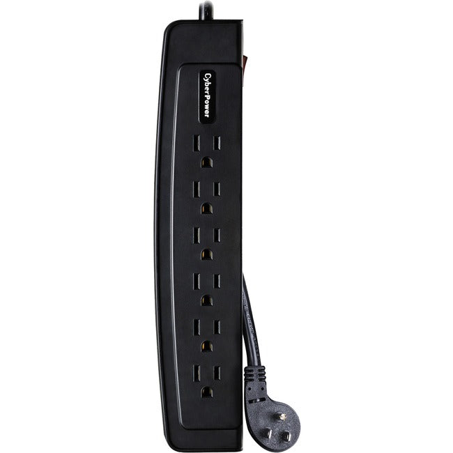 CyberPower CSP606T Professional 6-Outlets Surge Suppressor 6FT Cord and TEL - Plain Brown Boxes
