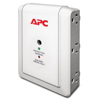 APC by Schneider Electric SurgeArrest Essential P6W 6-Outlets Surge Suppressor