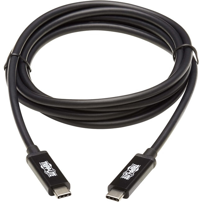 Tripp Lite Thunderbolt 3 Cable, M/M, 2 m, Black