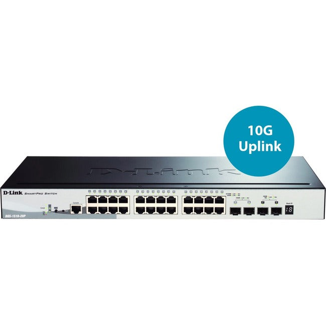 Commutateur Ethernet SmartPro DGS-1510-28P de D-Link