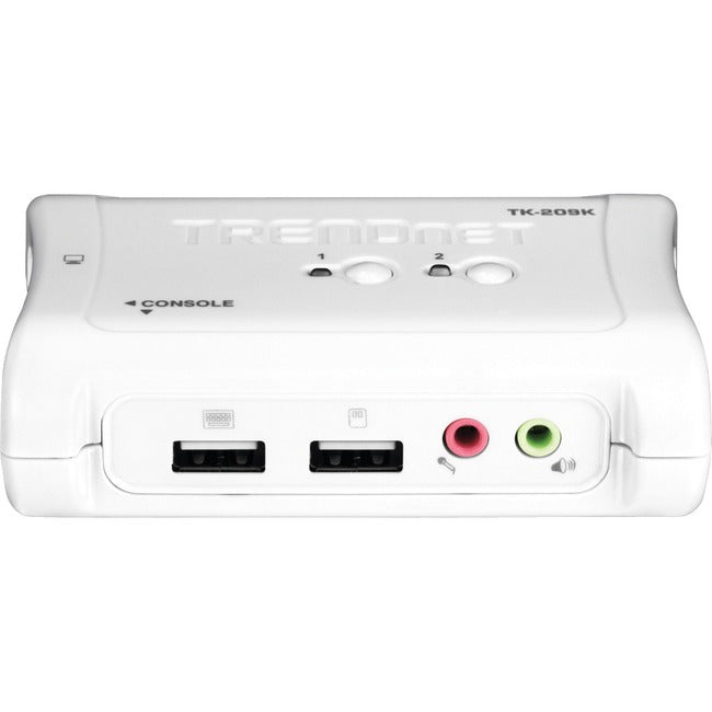 TRENDnet Kit de commutateur KVM USB à 2 ports avec audio