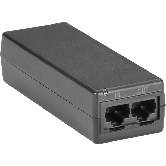 Injecteur PoE Gigabit Ethernet Black Box - 802.3af, 1 port
