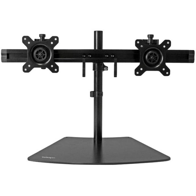 StarTech.com Dual Monitor Stand - Crossbar - Supports Monitors up to 24" - Vesa Mount - Adjustable Computer Monitor Arm