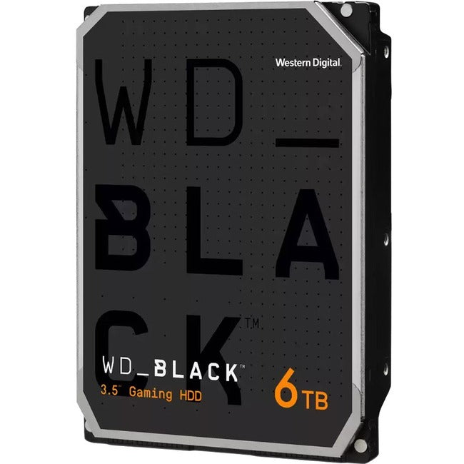 WD Black WD6004FZWX 6 TB HD - 3.5" Internal - SATA (SATA/600) - (CMR)