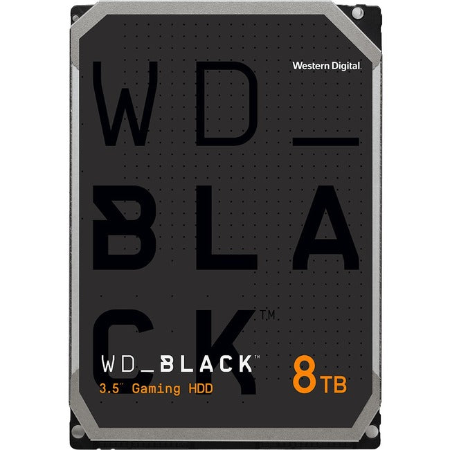 WD Black WD8002FZWX Disque dur 8 To - Interne 3,5" - SATA (SATA/600) - Méthode d'enregistrement magnétique conventionnel (CMR) - Support 3,5"