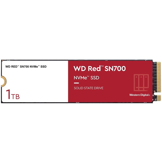 Western Digital Red S700 WDS100T1R0C 1TB Solid State Drive - M.2 2280 Internal - PCI Express NVMe (PCI Express NVMe 3.0 x4)