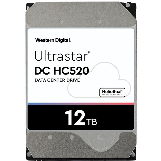 Western Digital Ultrastar DC HC520 HUH721212ALE604 Disque dur 12 To - Interne 3,5" - SATA (SATA/600)