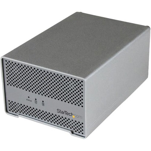 StarTech.com Boîtier de disque dur Thunderbolt avec câble Thunderbolt - Boîtier de disque dur 2,5" à double baie avec ventilateur