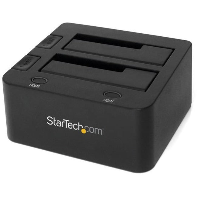 StarTech.com Station d'accueil double disque dur USB 3.0 avec UASP pour SSD / HDD 2,5/3,5 pouces - SATA 6 Gbit/s