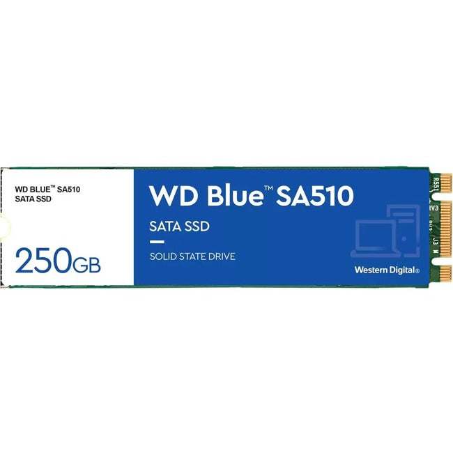 Disque SSD WD Blue SA510 250 Go WDS250G3B0B - M.2 2280 interne - SATA (SATA/600)