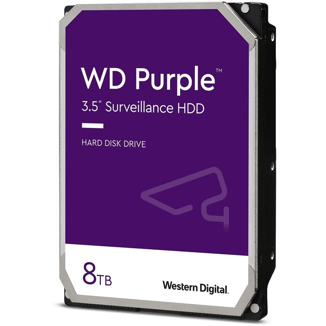 Western Digital Purple WD82PURZ Disque dur 8 To - Interne 3,5" - SATA (SATA/600)