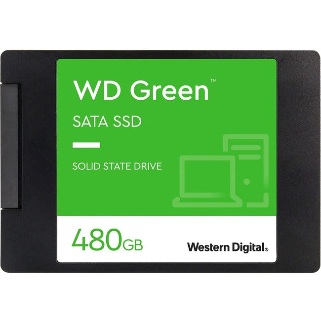 Western Digital Green WDS480G2G0A Disque SSD 480 Go - Interne 2,5" - SATA (SATA/600)