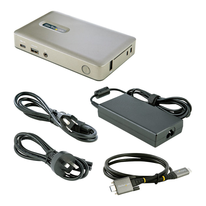 Startech, station d'accueil USB C, Displayport 4k 30/vga/65w Pd