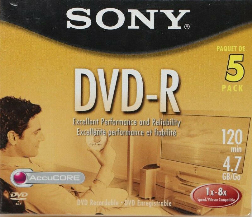 DVD-ROM 4.7 SONY 8X LOGO avec boitier