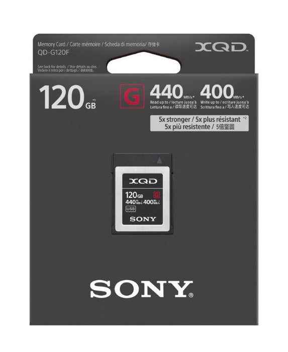 Mémoire flash Sony XQD série G 120 Go