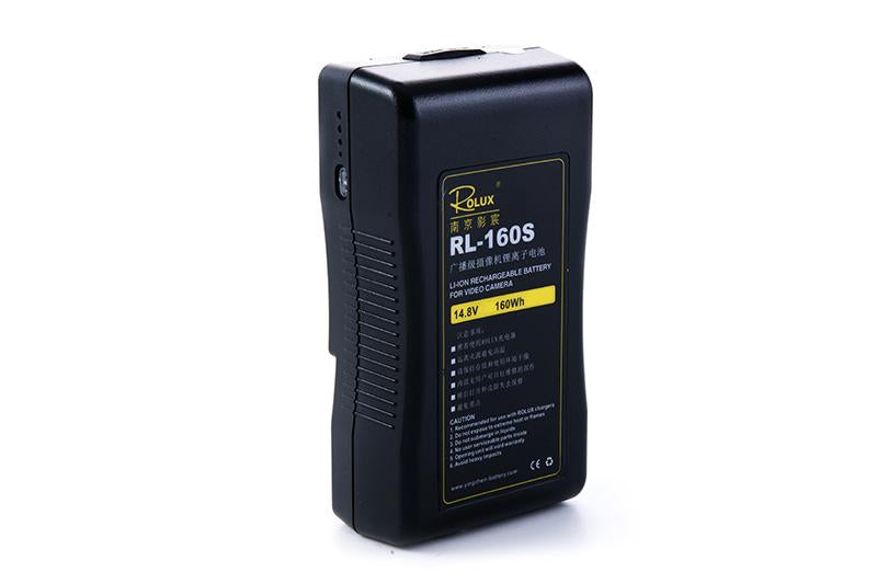 Rolux batteries with V or Gold AB Mount and LED indicator