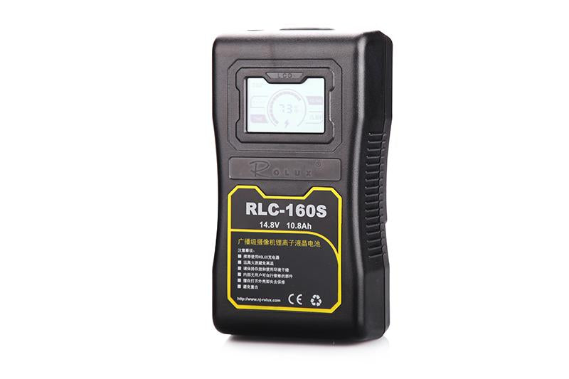 Rolux batteries with V or Gold AB Mount and comprehensive LED information Panel