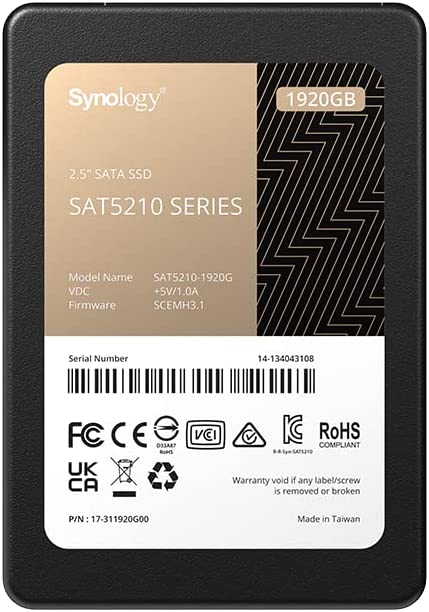 Synology 2.5 Sata SSD Sat5210 1920GB