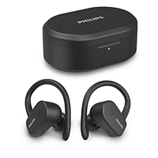 Tpv-usa Philips In-ear True Wireless Bluetooth Sports Headphones. 6mm Drivers, Closed-ba
