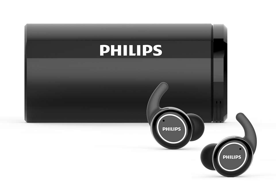 Tpv-usa Écouteurs intra-auriculaires sans fil Bluetooth 5.0 Philips, 3 embouts d'oreille interchangeables