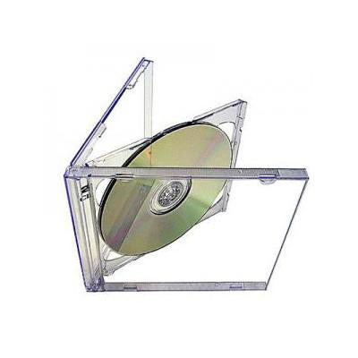 Double CD Jewell case with clear tray